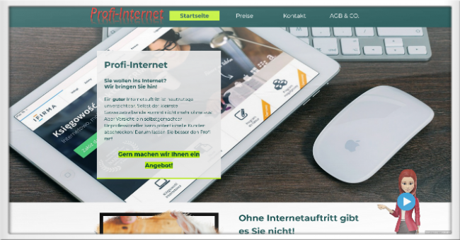 Screenshot Profiinternet